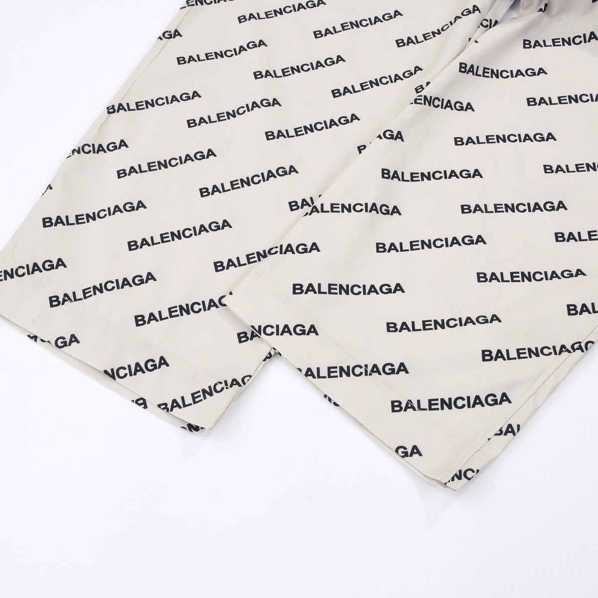 Balenciaga Logo Print Pyjama Trousers - PerfectKickZ