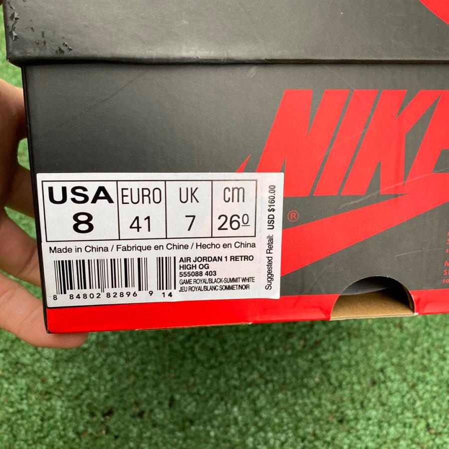 Air Jordan 1 Retro High “Game Royal” Sneaker     555088-403 - PerfectKickZ