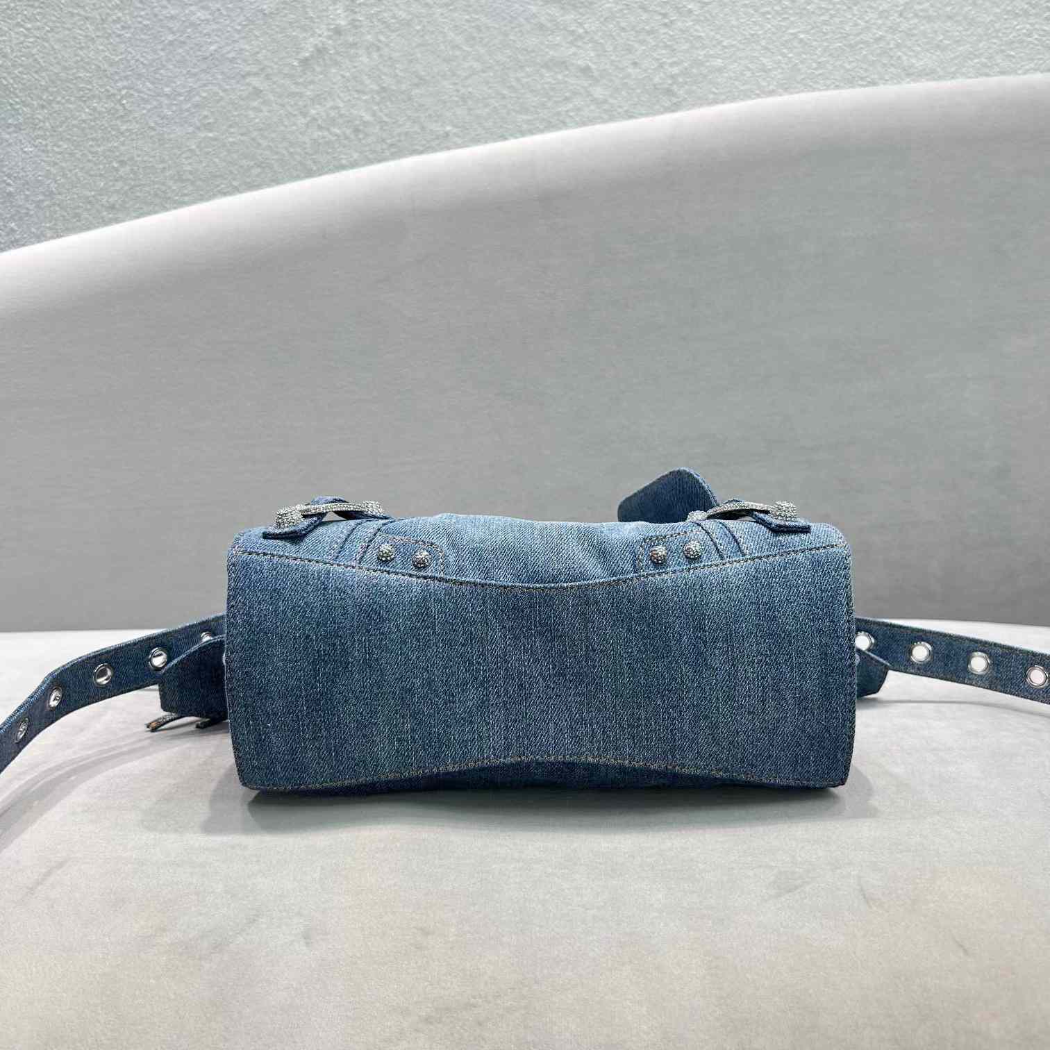 Balenciaga Neo Cagole XS Handbag In Denim - PerfectKickZ