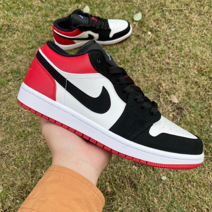 Air Jordan 1 Low “Black Toe” Sneaker   553558-116 - 