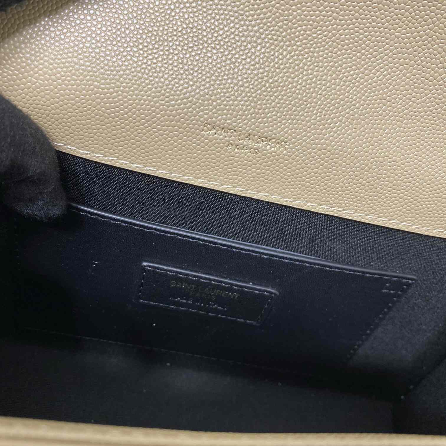 Saint Laurent Kate Medium Chain Bag In Grain De Poudre Embossed Leather - PerfectKickZ