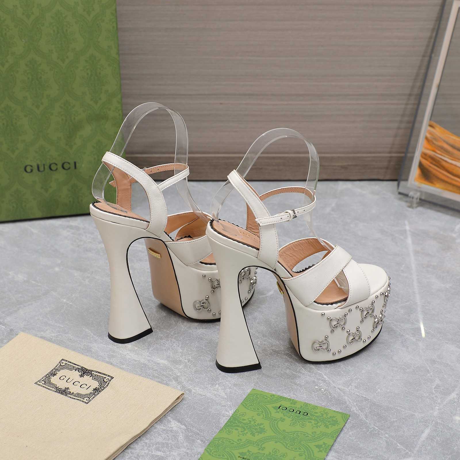 Gucci Women's Interlocking G Studs Sandal - PerfectKickZ