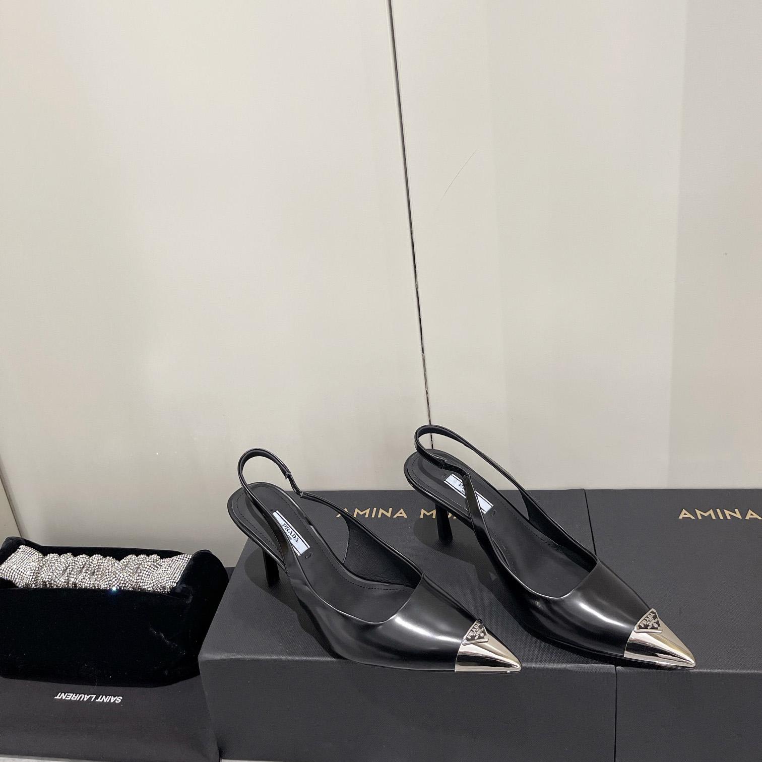 Prada 75mm Slingback Pump - PerfectKickZ