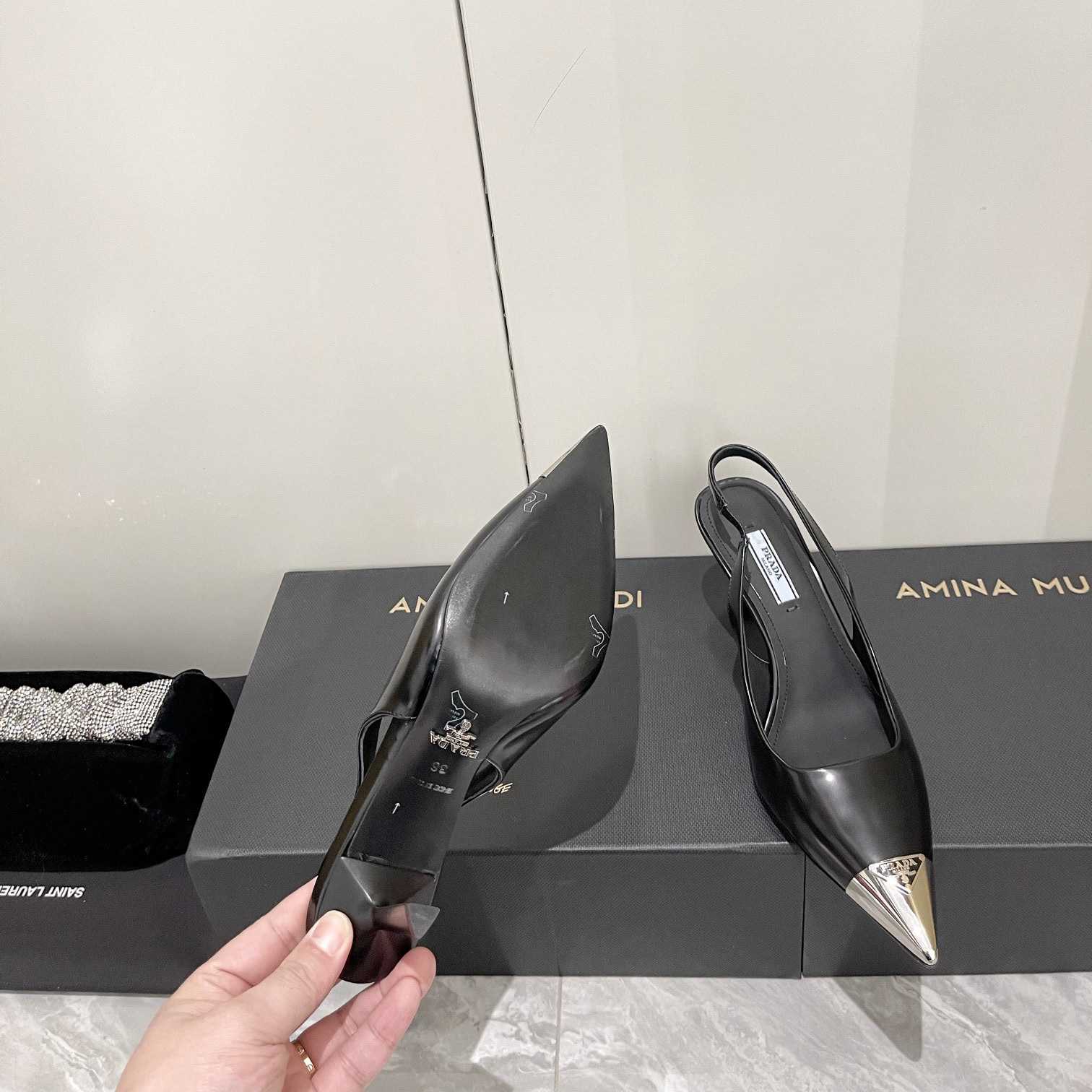 Prada 75mm Slingback Pump - PerfectKickZ