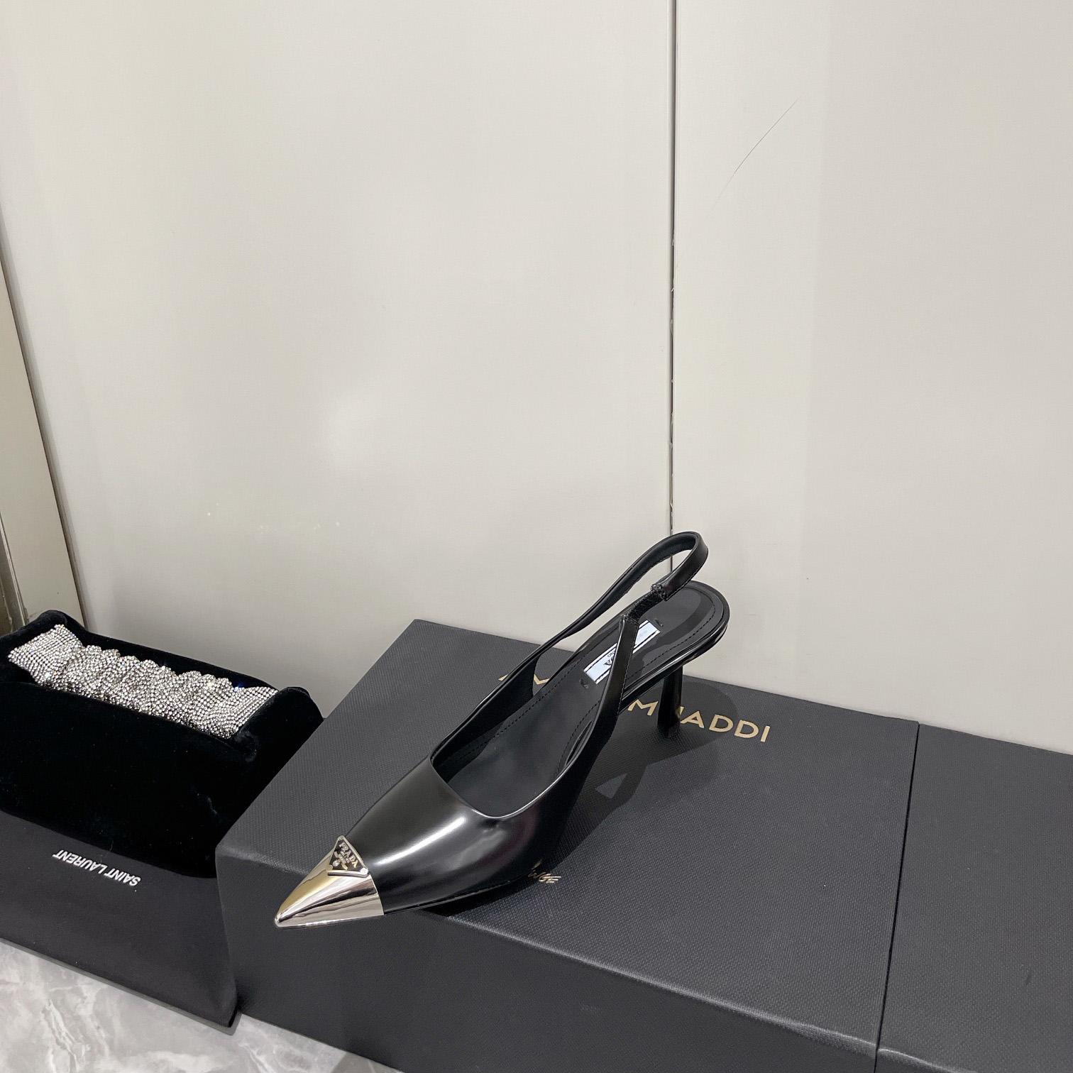 Prada 75mm Slingback Pump - PerfectKickZ