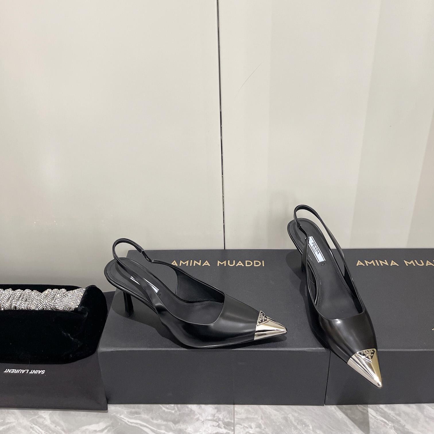 Prada 75mm Slingback Pump - PerfectKickZ