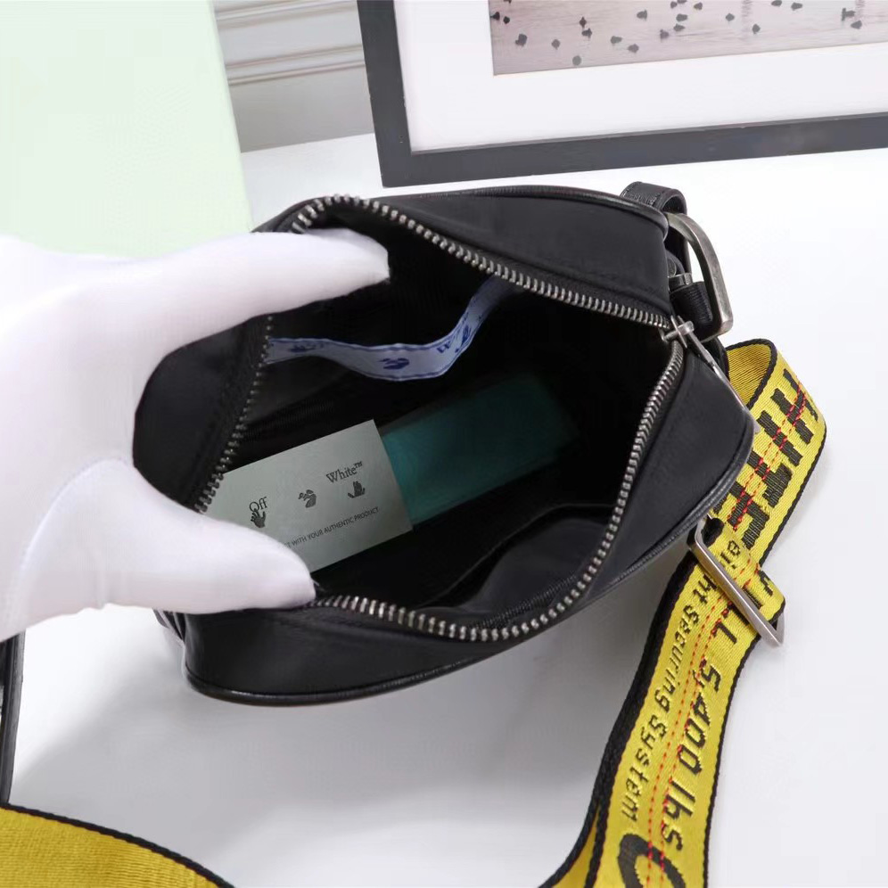 Off white Logo Nylon Crossbody Bag(19-14-5.5cm) - PerfectKickZ