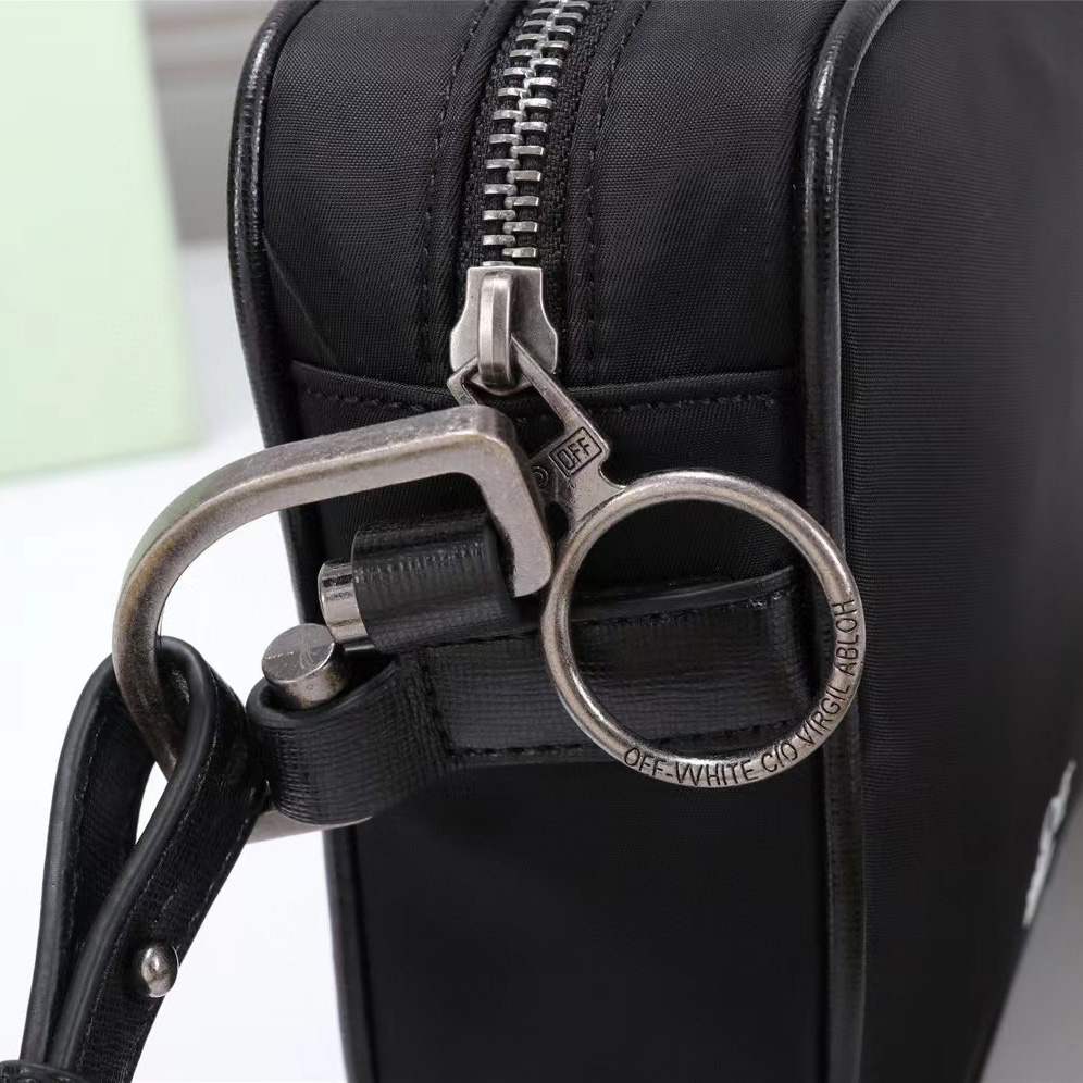 Off white Logo Nylon Crossbody Bag(19-14-5.5cm) - PerfectKickZ