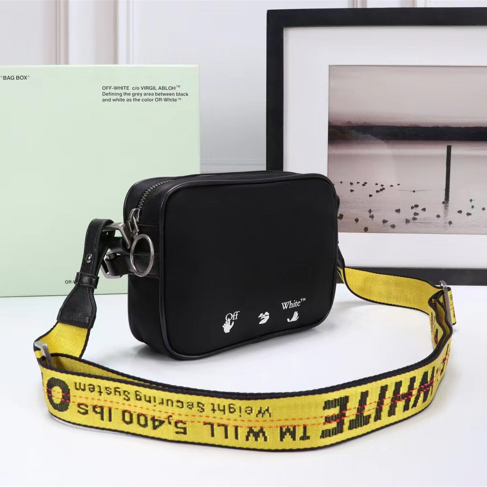 Off white Logo Nylon Crossbody Bag(19-14-5.5cm) - PerfectKickZ