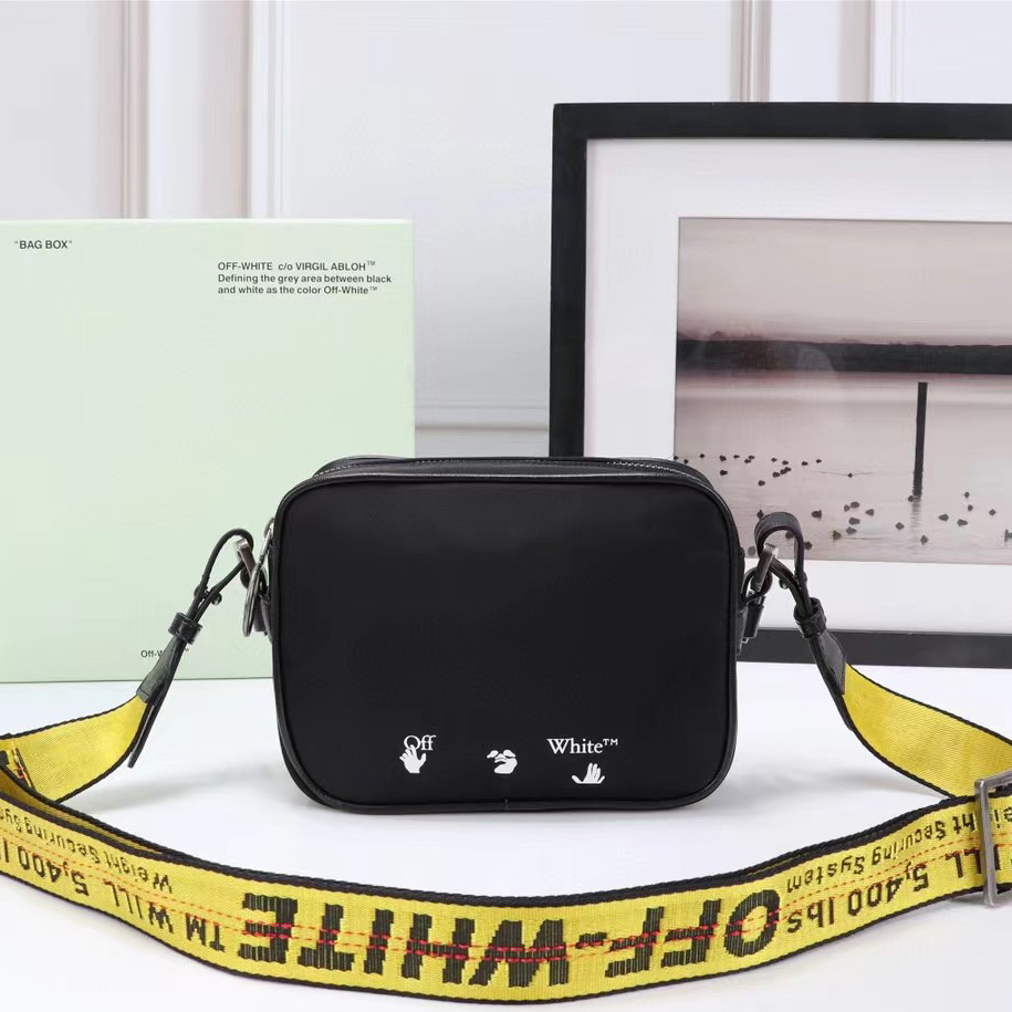 Off white Logo Nylon Crossbody Bag(19-14-5.5cm) - PerfectKickZ