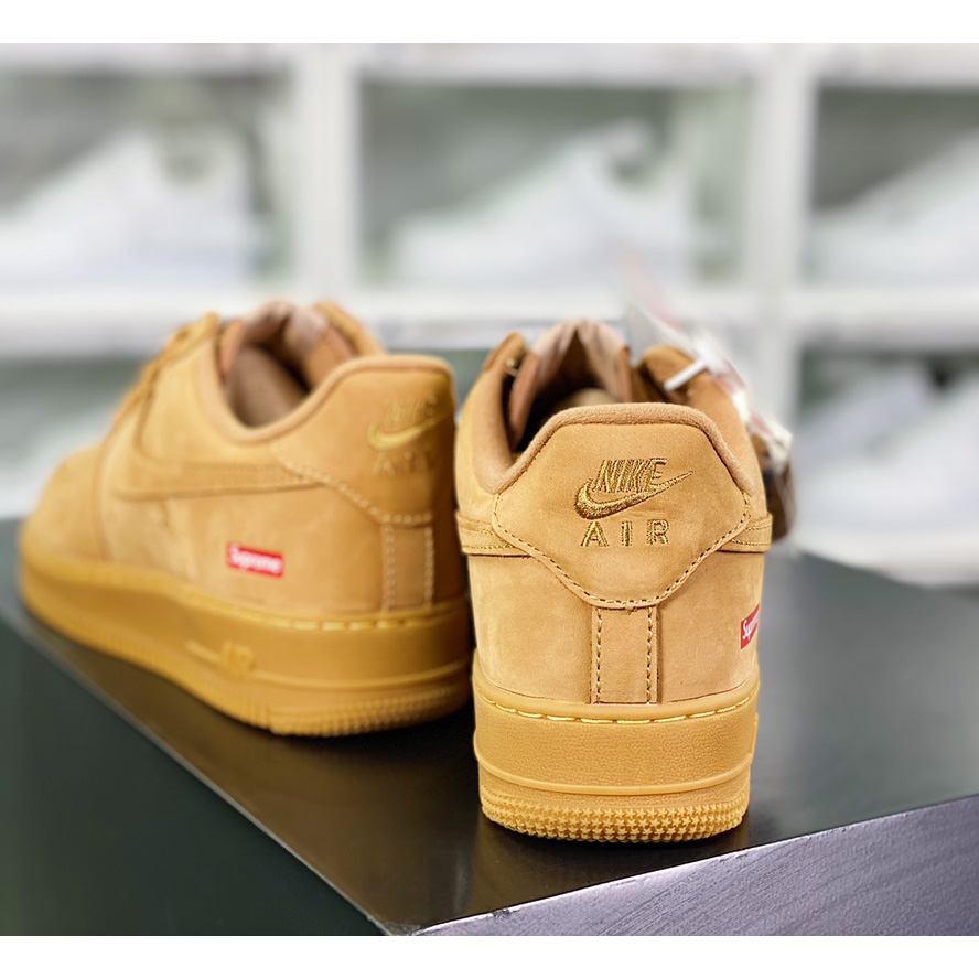 Supreme x Nike  Air Force 1 Low'07"Wheat Flax" Sneaker    DN1555-200 - 