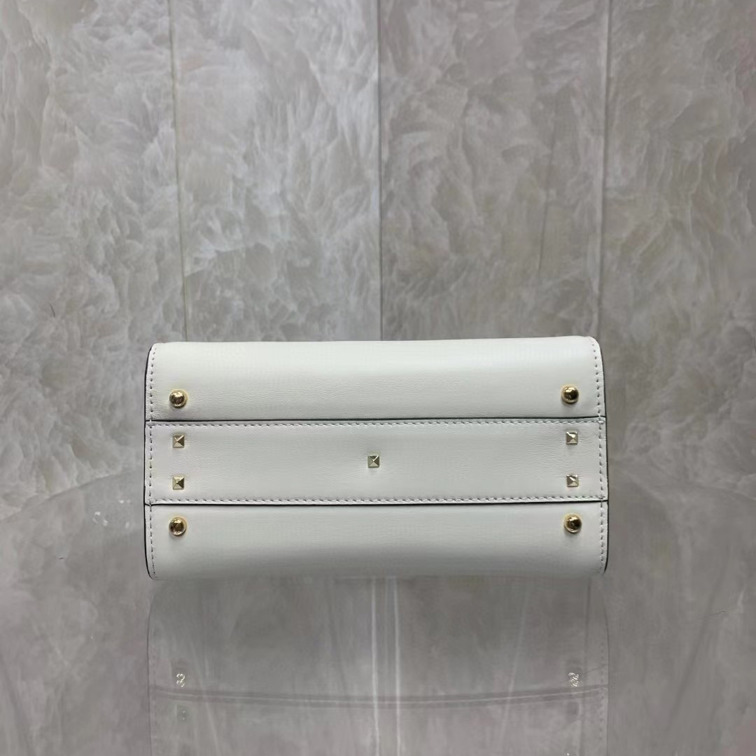 Valenti small Vsling Calfskin Handbag With Jewel Handle  - PerfectKickZ