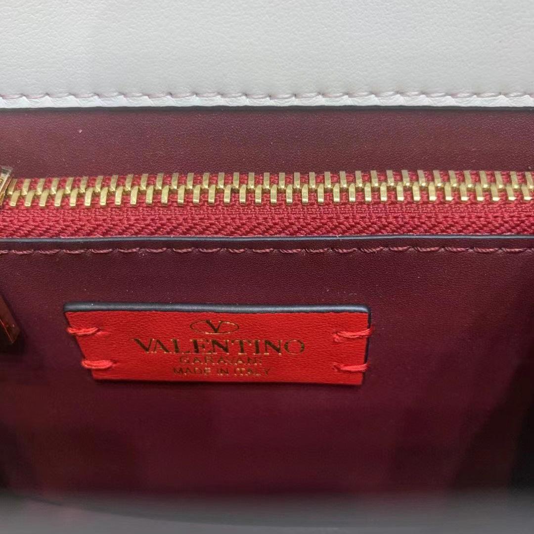 Valenti small Vsling Calfskin Handbag With Jewel Handle  - PerfectKickZ