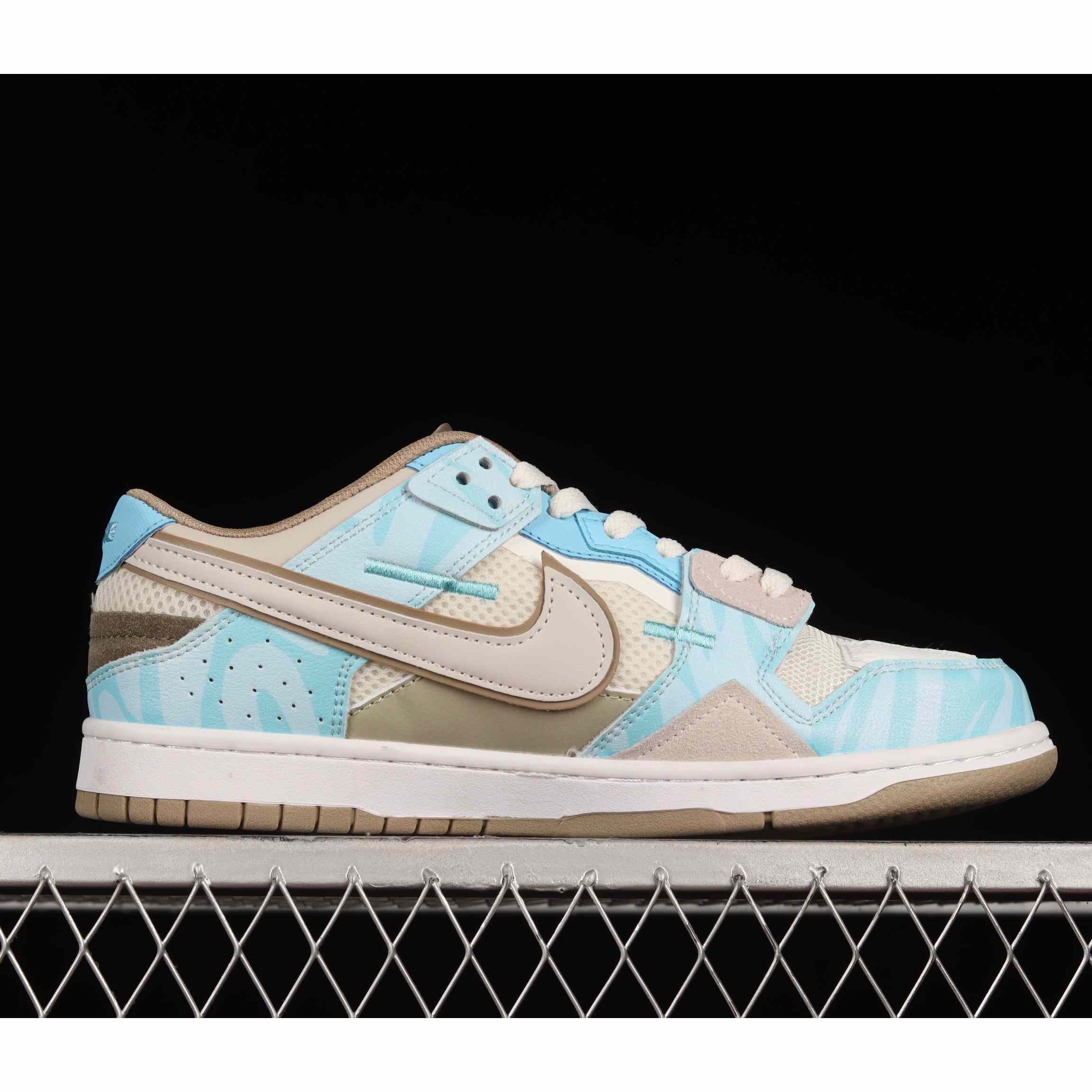 Nike Dunk Low Scrap Bone White Tiffany Green Sneaker      DH7450-102 - PerfectKickZ