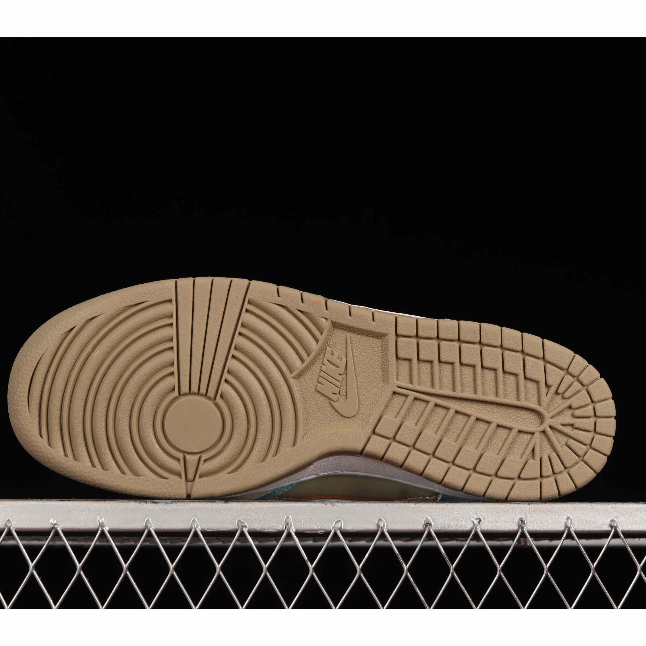 Nike Dunk Low Scrap Bone White Tiffany Green Sneaker      DH7450-102 - PerfectKickZ