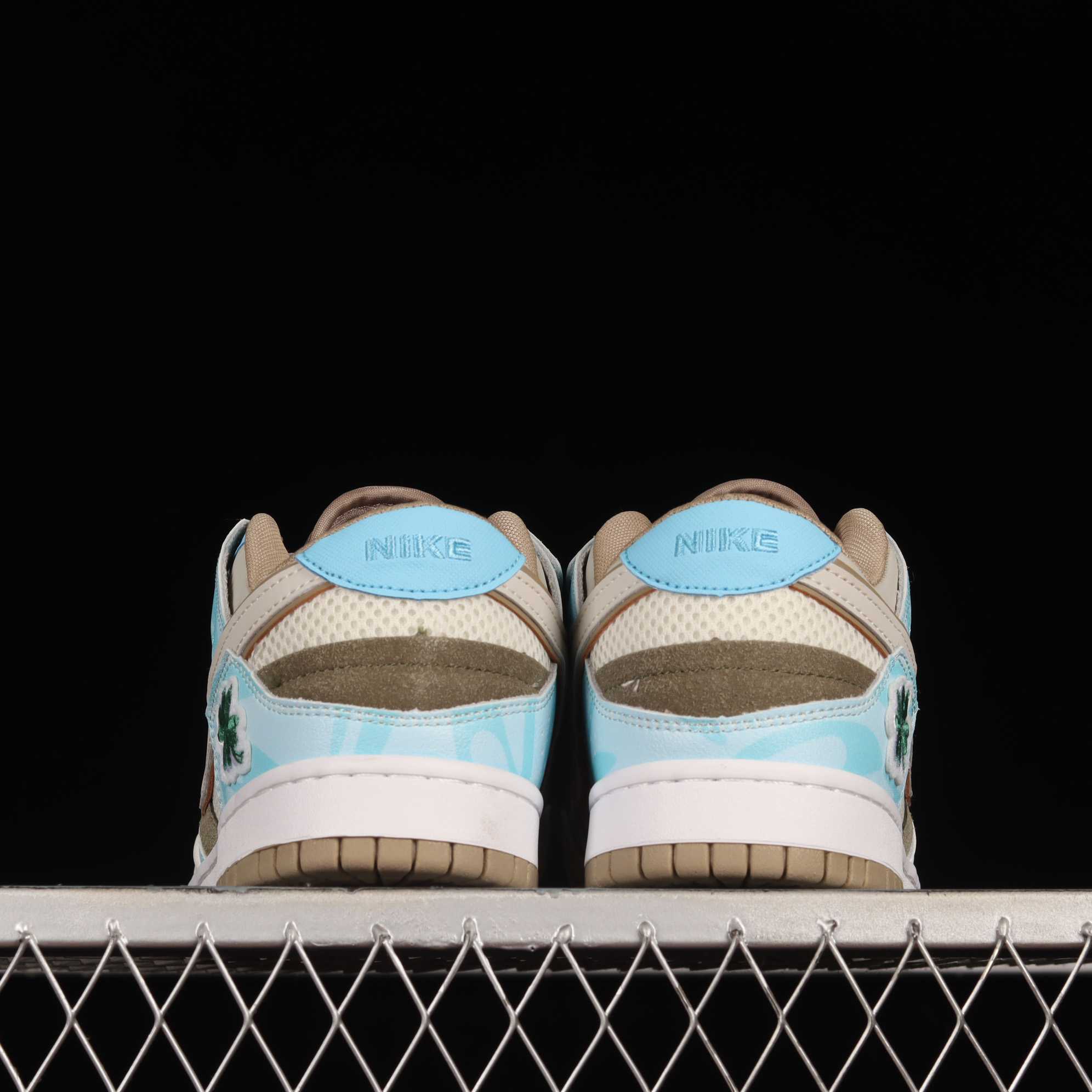 Nike Dunk Low Scrap Bone White Tiffany Green Sneaker      DH7450-102 - PerfectKickZ