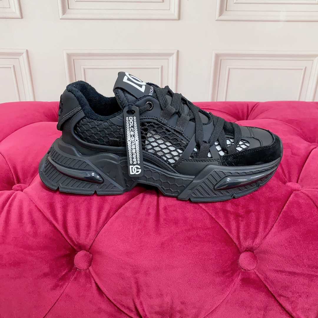 Dolce & Gabbana Mixed-Material Airmaster Sneakers - PerfectKickZ