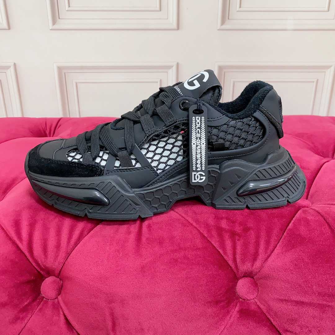 Dolce & Gabbana Mixed-Material Airmaster Sneakers - PerfectKickZ