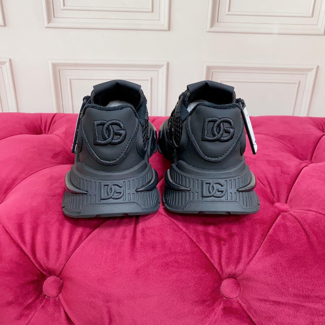 Dolce & Gabbana Mixed-Material Airmaster Sneakers - PerfectKickZ