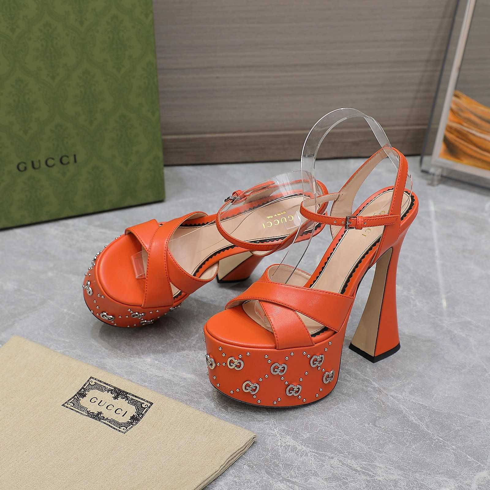 Gucci Women's Interlocking G Studs Sandal - PerfectKickZ