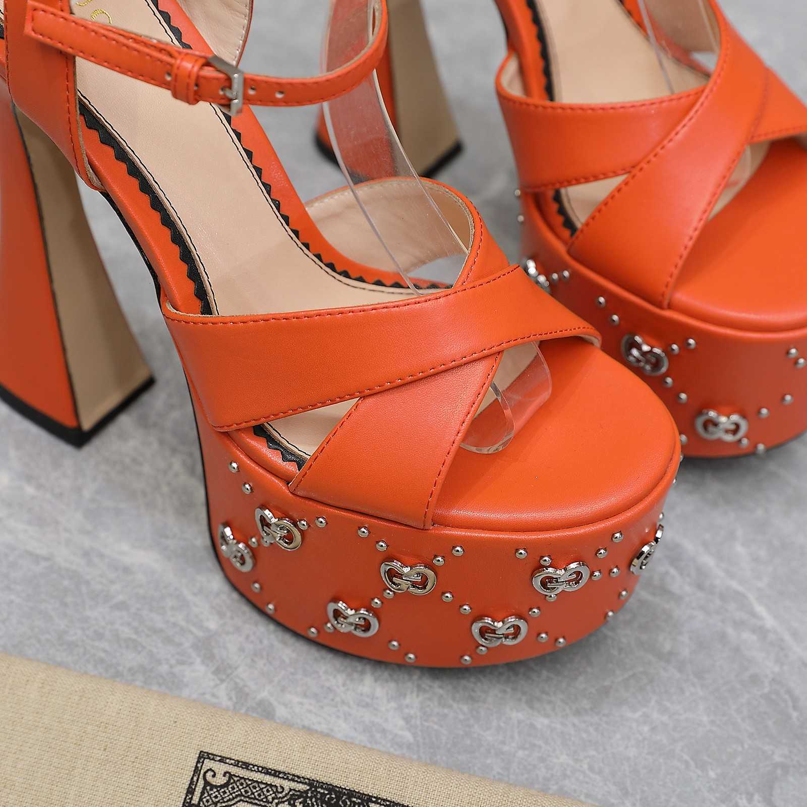 Gucci Women's Interlocking G Studs Sandal - PerfectKickZ