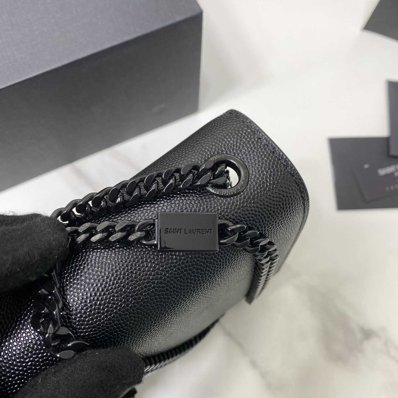 Saint Laurent Kate Medium Chain Bag In Grain De Poudre Embossed Leather - PerfectKickZ