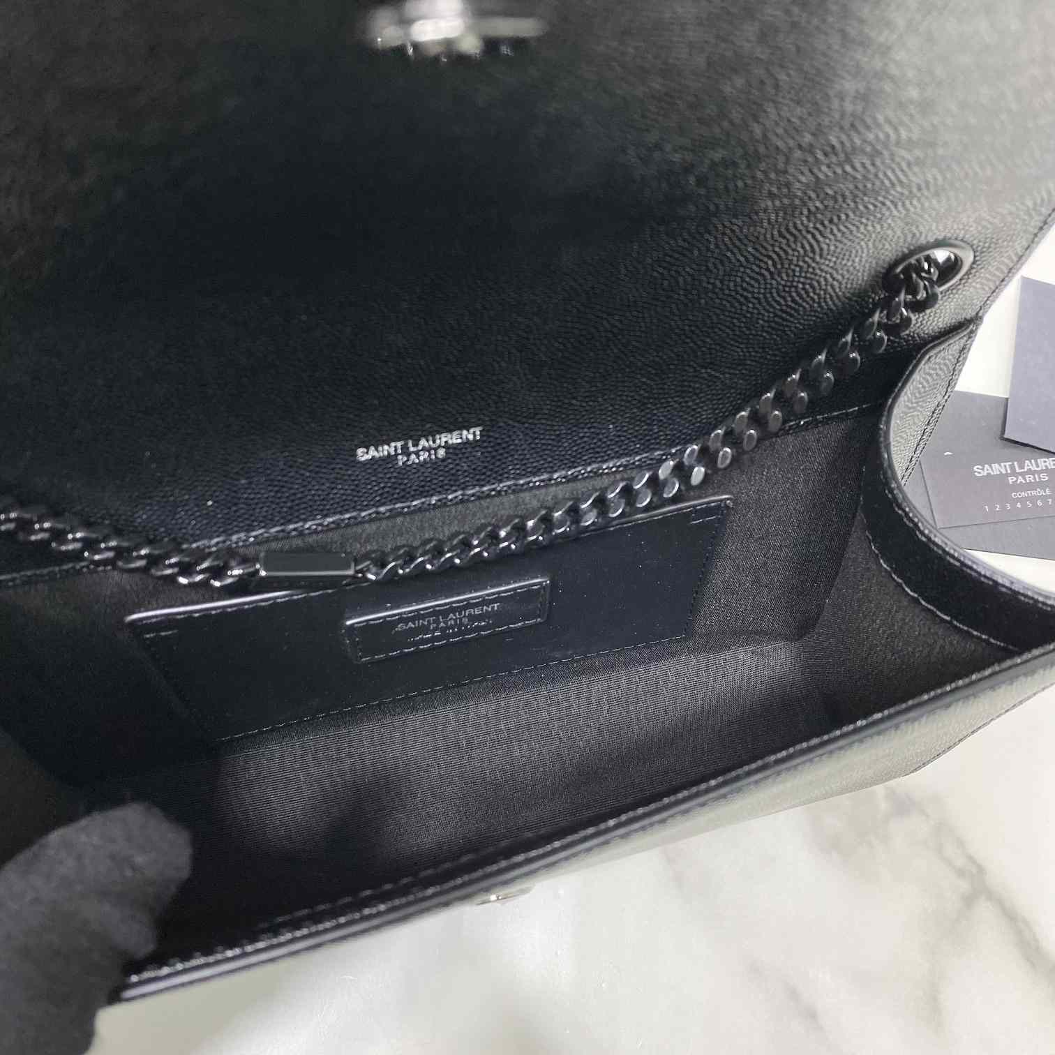 Saint Laurent Kate Medium Chain Bag In Grain De Poudre Embossed Leather - PerfectKickZ