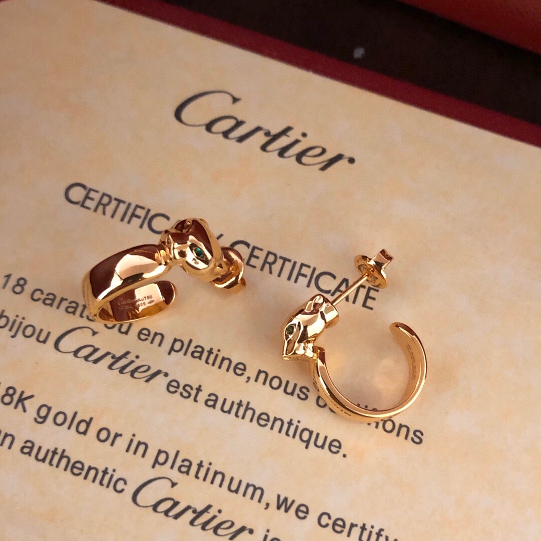 Cartier Panthère de Cartier Earrings - PerfectKickZ
