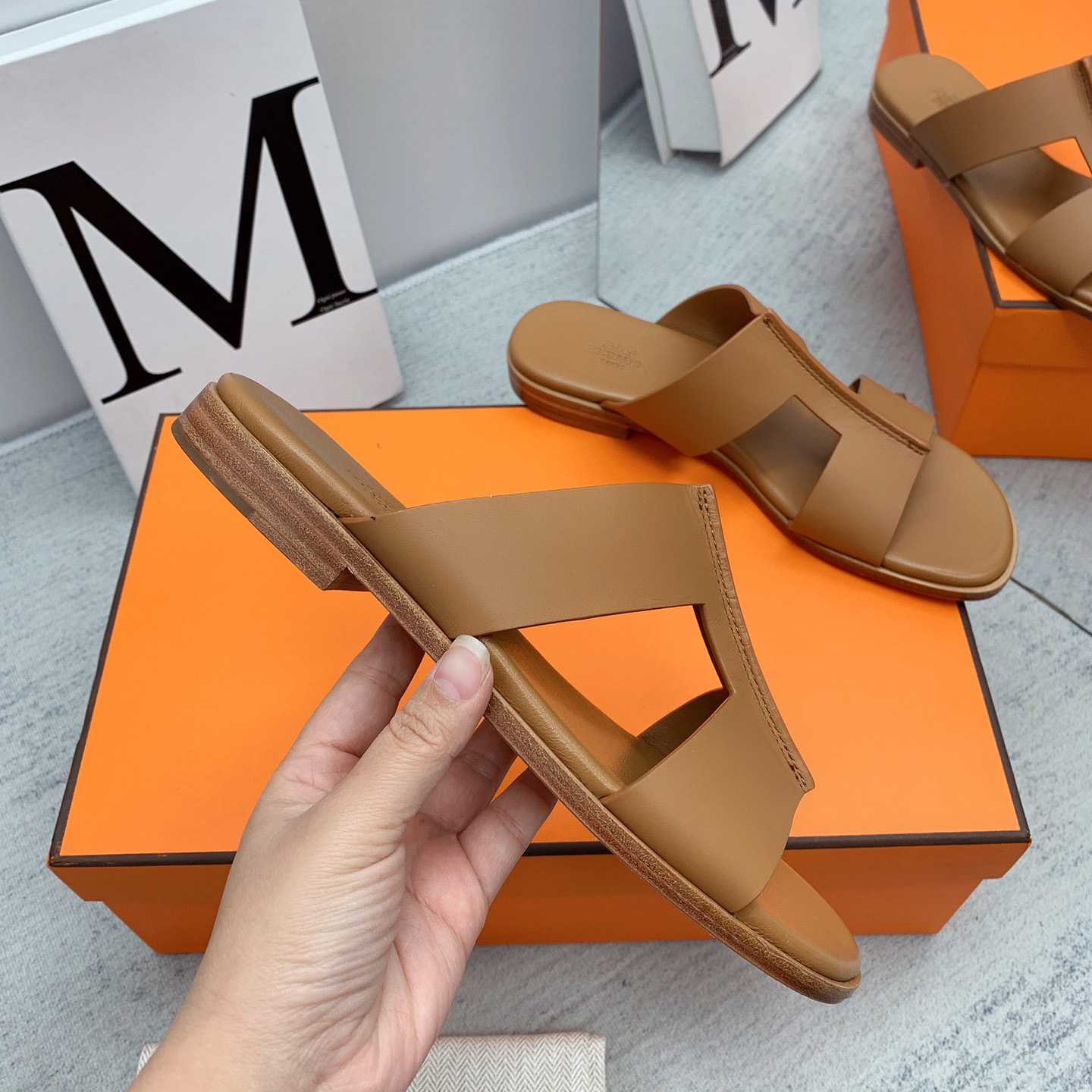 Hermes Devise Sandal - PerfectKickZ