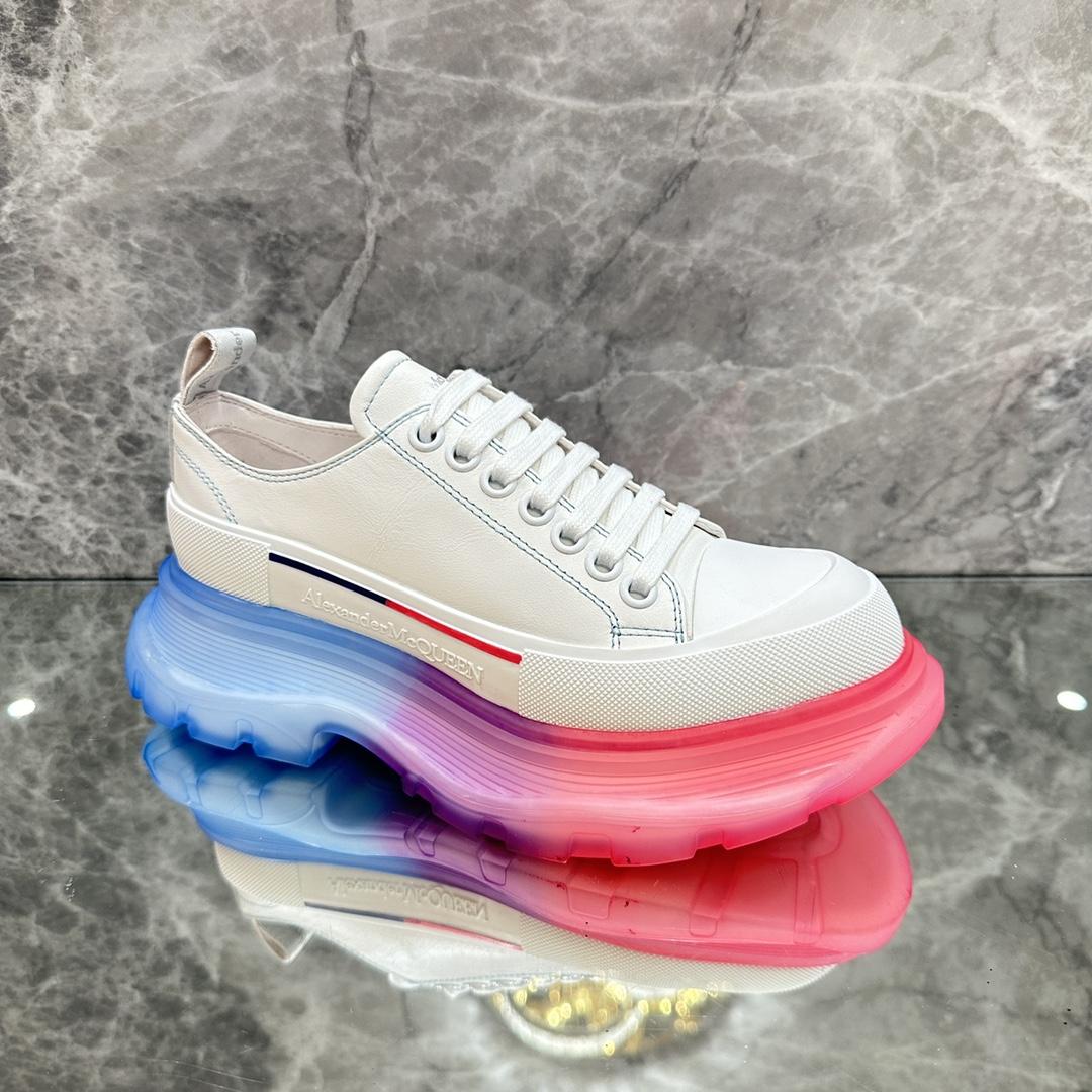Alexander Mqueen Tread Slick Low Lace Up Sneaker  - PerfectKickZ
