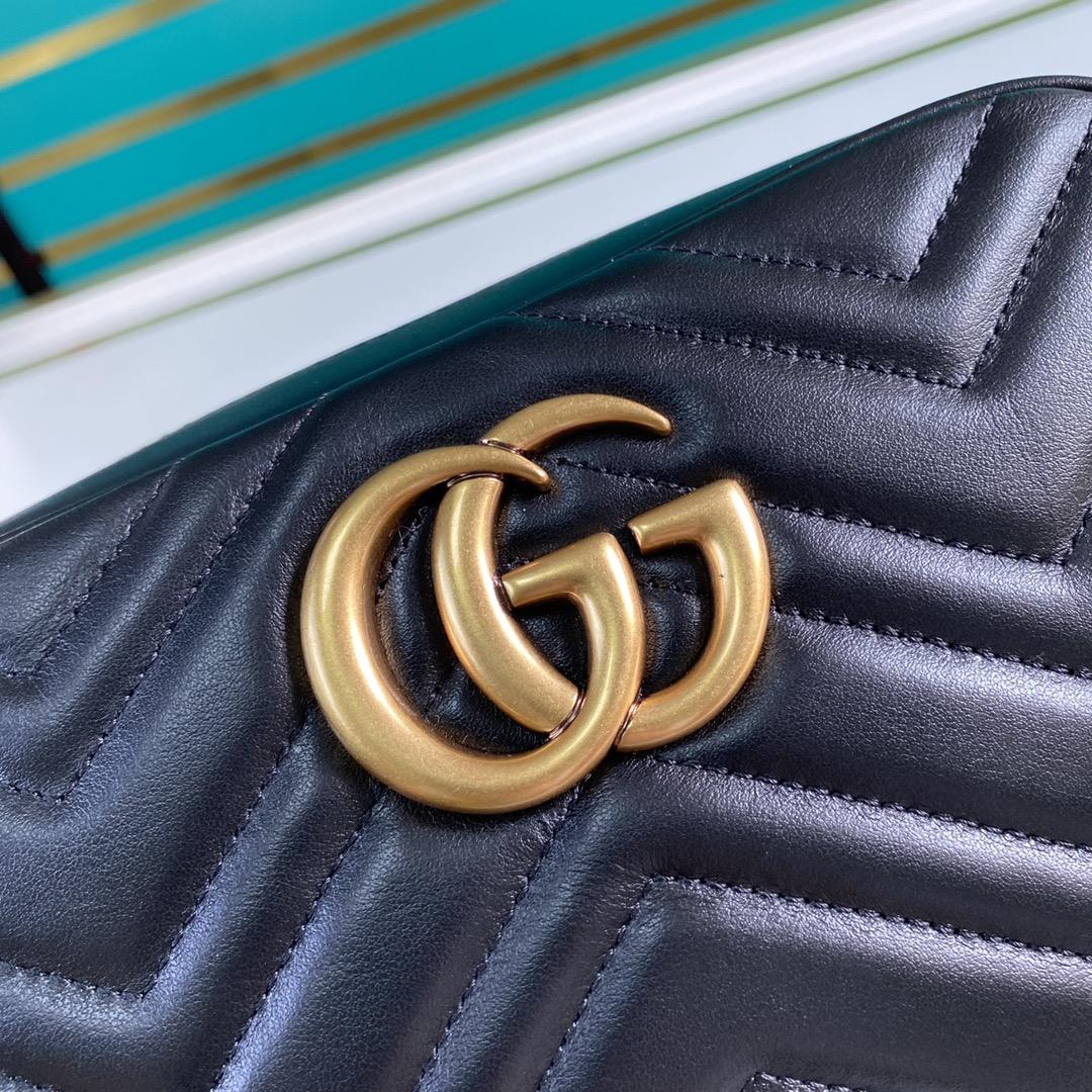 Gucci GG Marmont Small Shoulder Bag(24-12-7cm) - PerfectKickZ