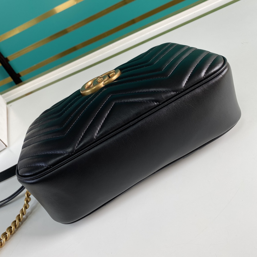Gucci GG Marmont Small Shoulder Bag(24-12-7cm) - PerfectKickZ
