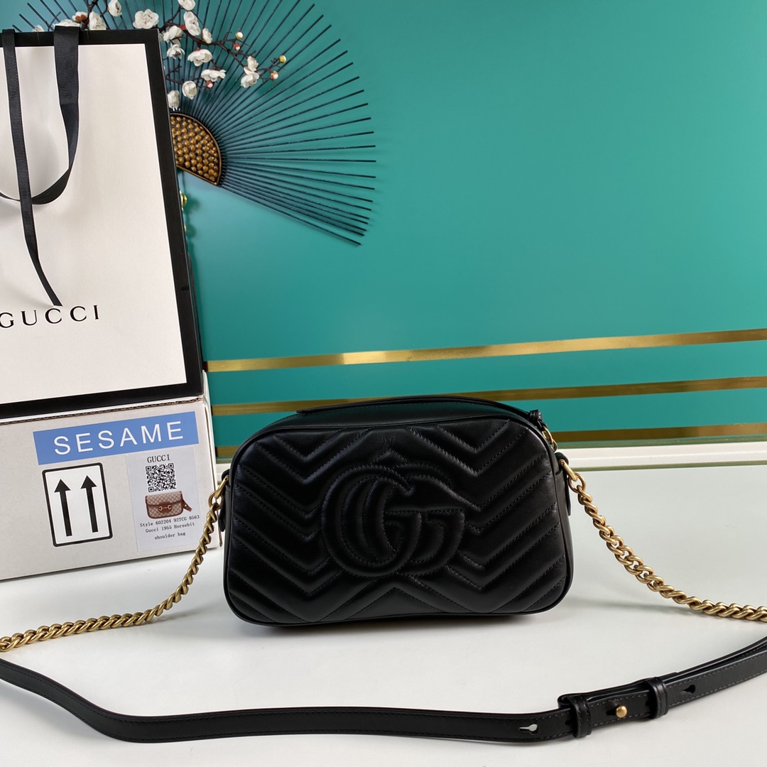 Gucci GG Marmont Small Shoulder Bag(24-12-7cm) - PerfectKickZ