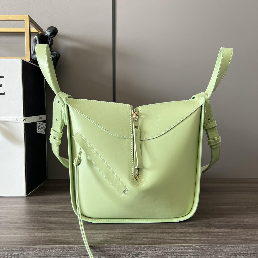 Loewe Compact Hammock In Satin Calfskin - PerfectKickZ