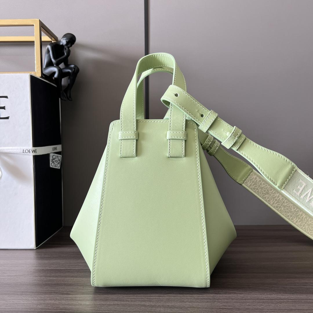 Loewe Compact Hammock In Satin Calfskin - PerfectKickZ