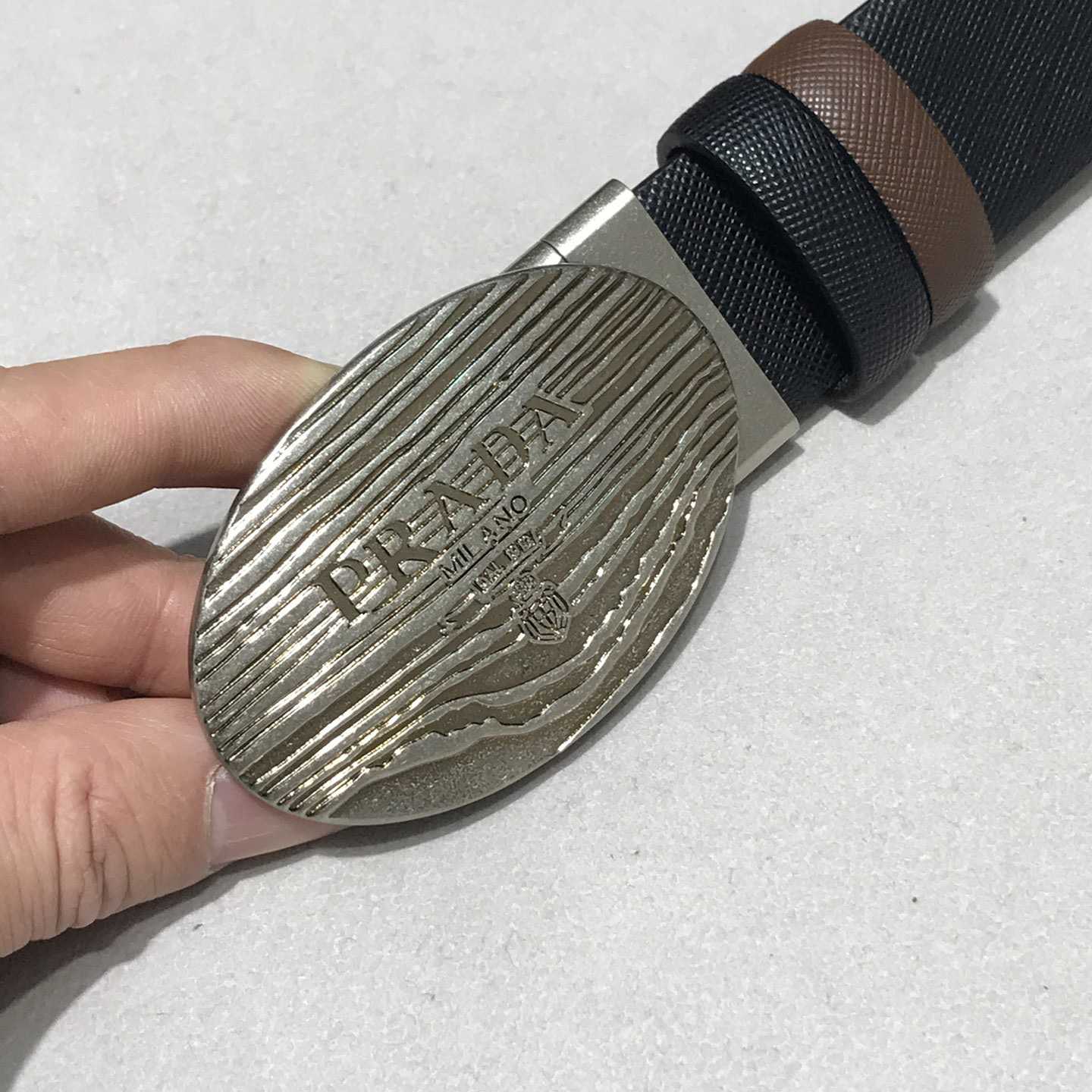 Prada Leather Belt - PerfectKickZ