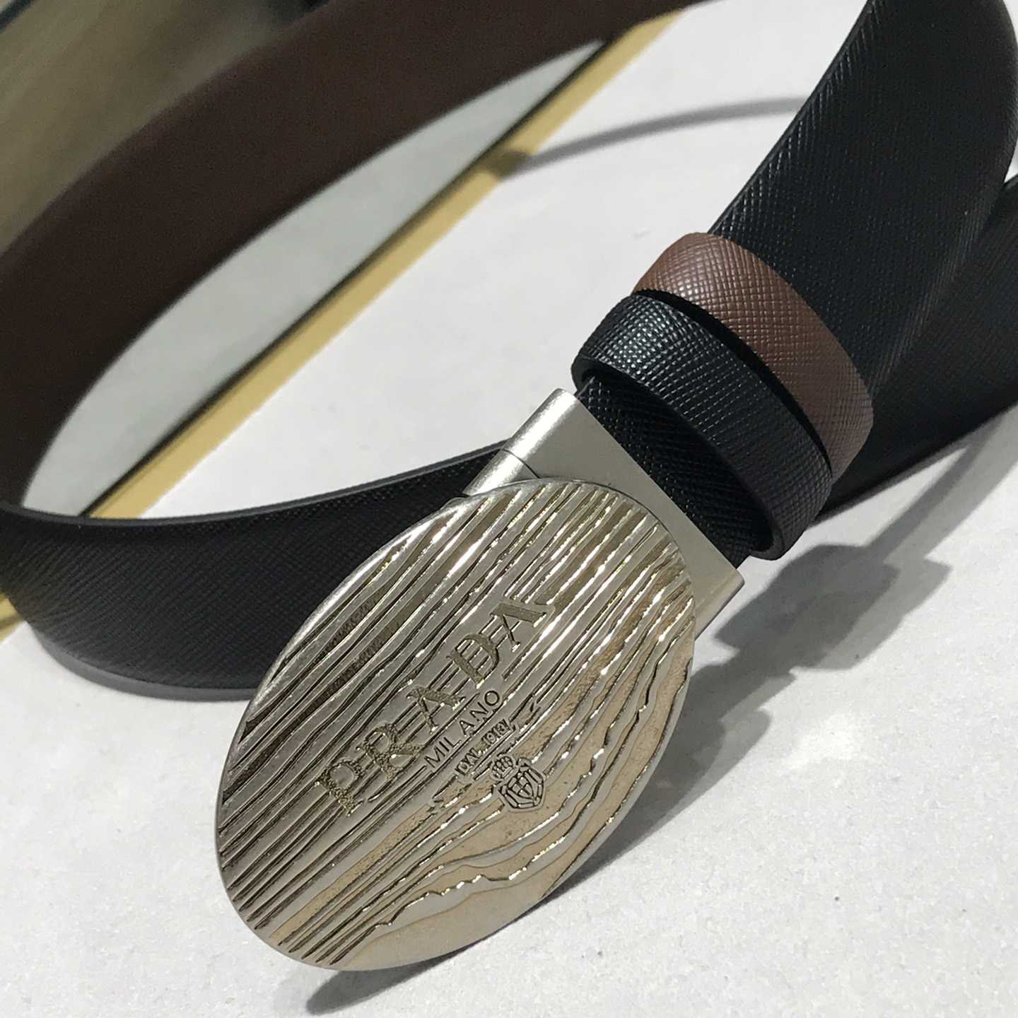 Prada Leather Belt - PerfectKickZ