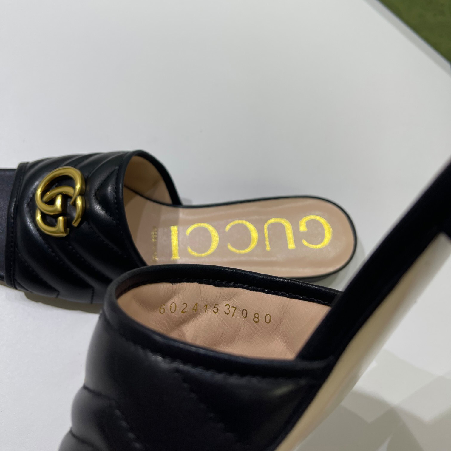 Gucci Women's Slide With Double G - PerfectKickZ