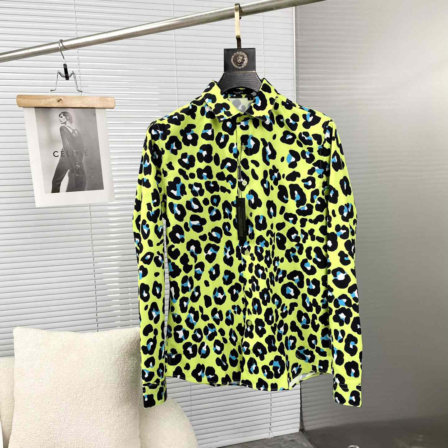 Versace Daisy Leopard Shirt - PerfectKickZ