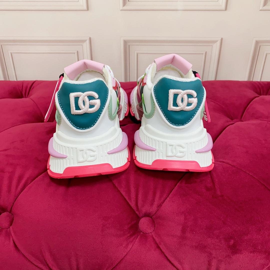 Dolce & Gabbana Mixed-Material Airmaster Sneakers - PerfectKickZ