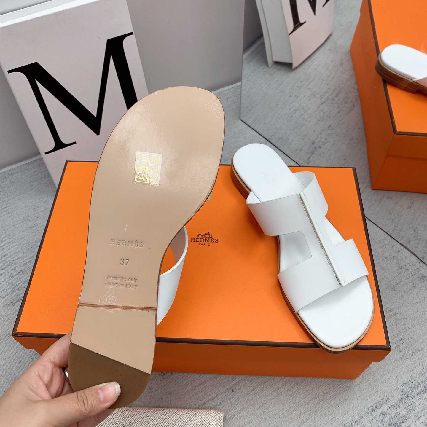 Hermes Devise Sandal - PerfectKickZ