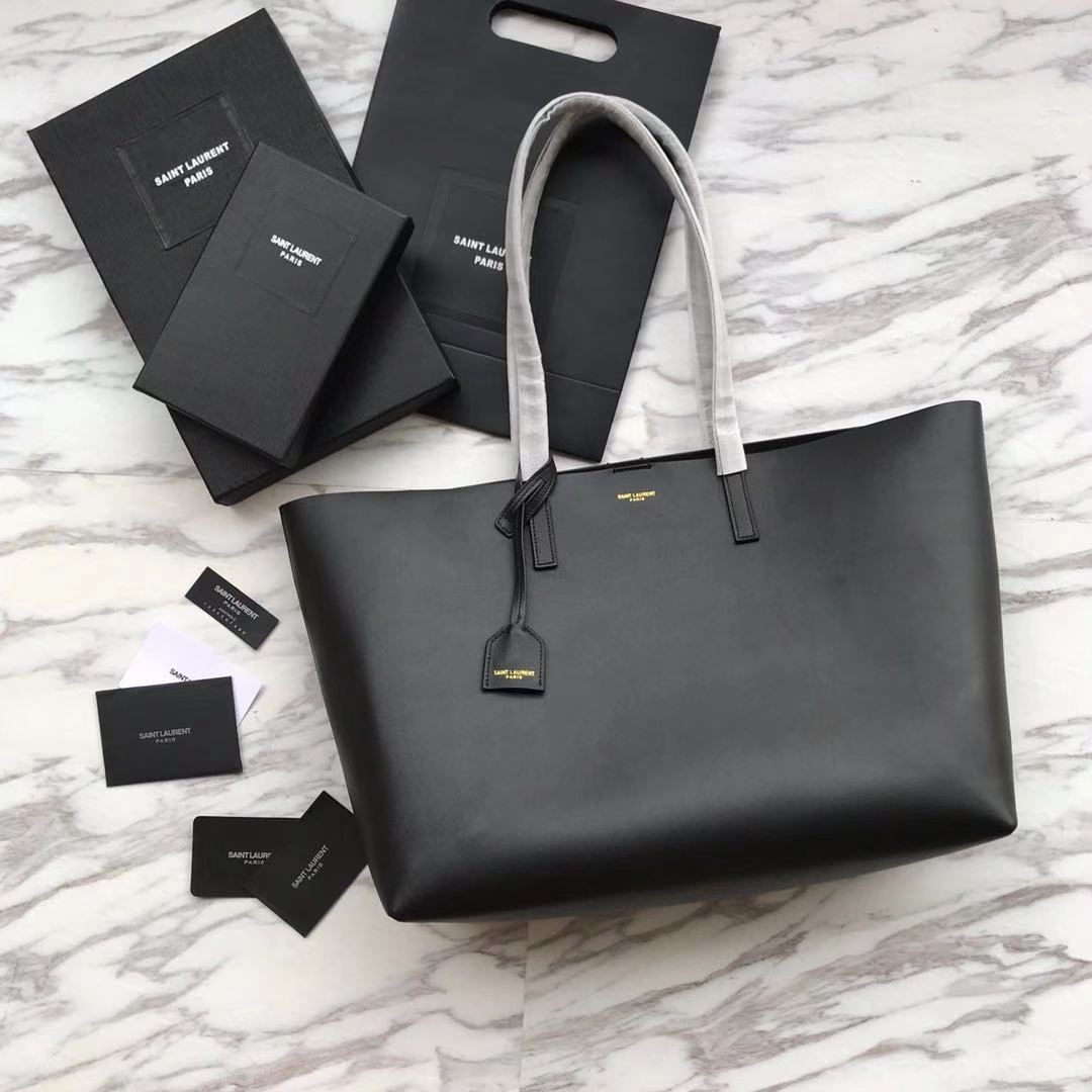 Saint Laurent Shopping Saint Laurent E/W In Supple Leather  - PerfectKickZ