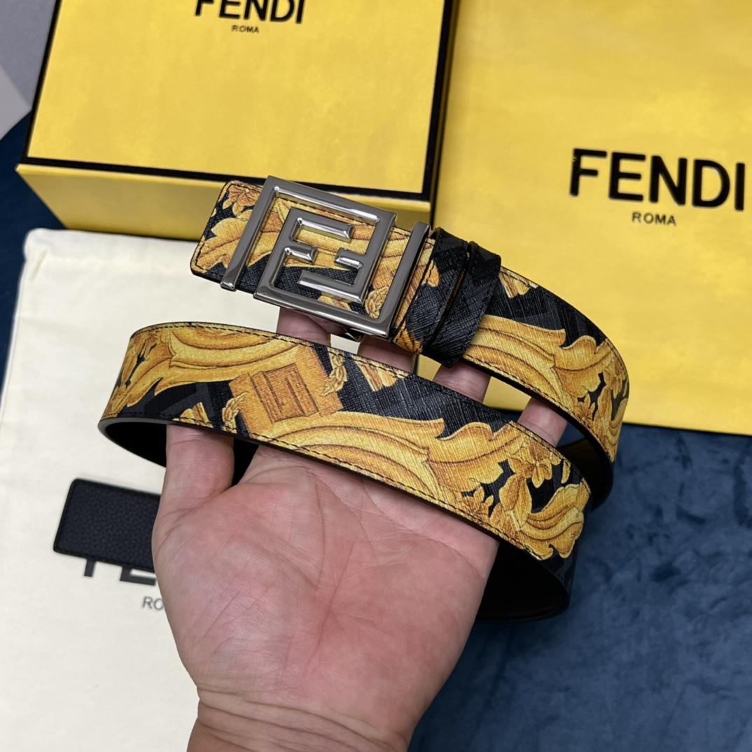 Fendi x Versace Fendace Reversible Belt - PerfectKickZ
