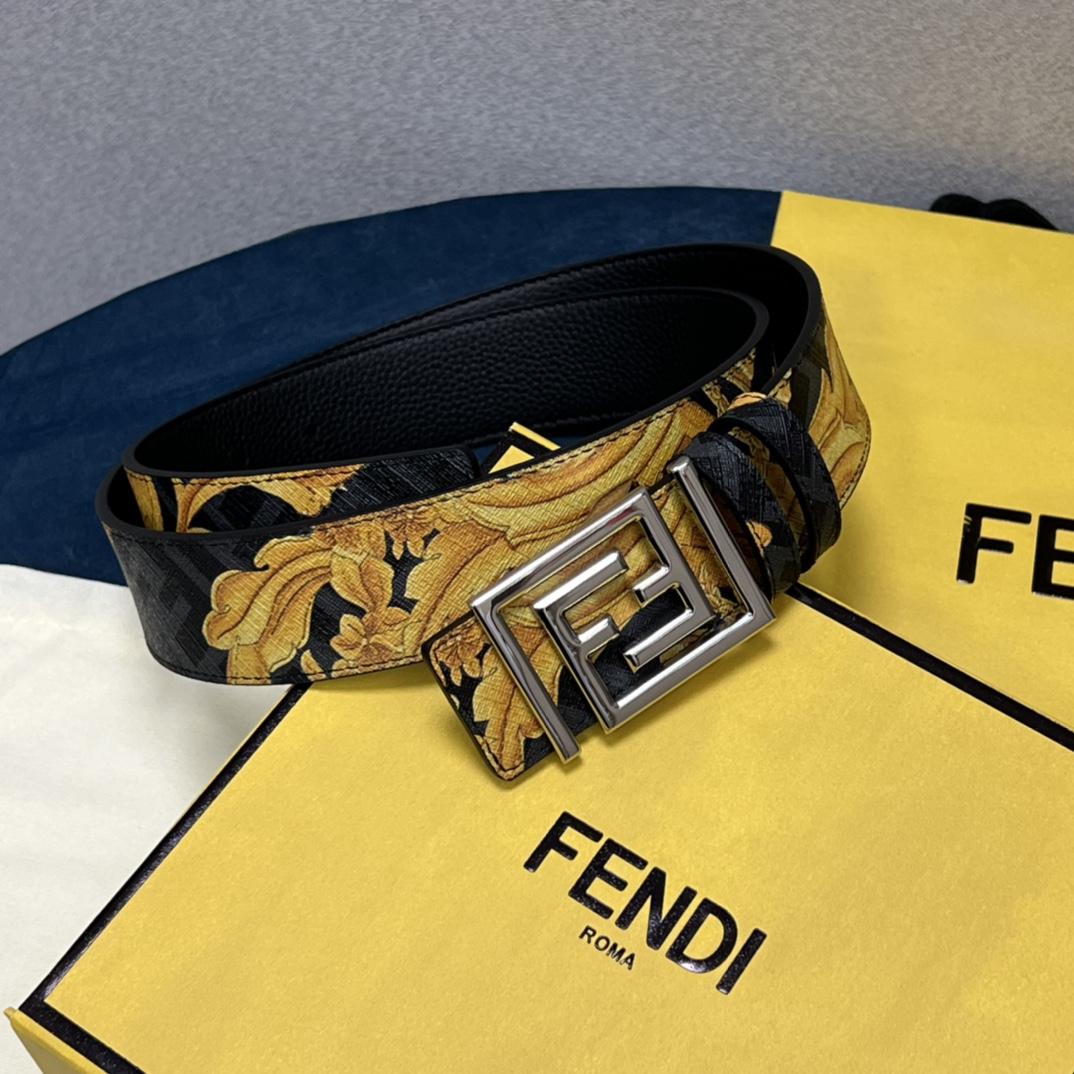 Fendi x Versace Fendace Reversible Belt - PerfectKickZ