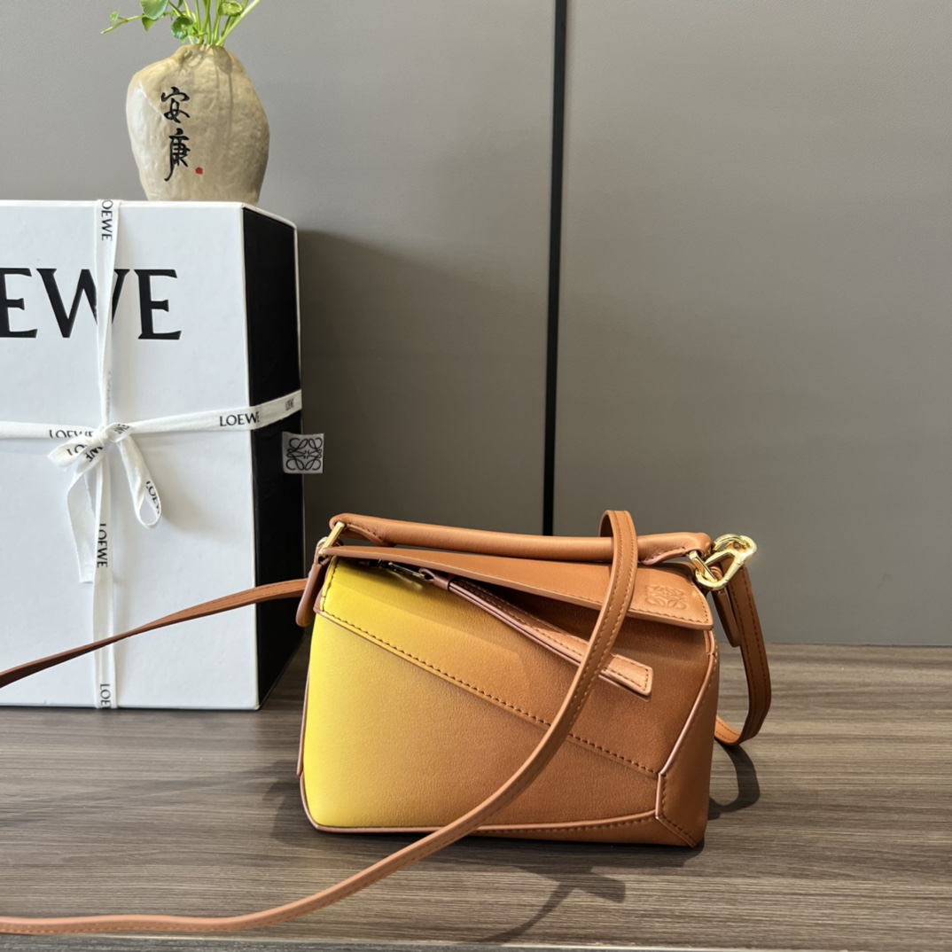 Loewe Mini Puzzle Edge Bag In degrade Nappa Calfskin - PerfectKickZ