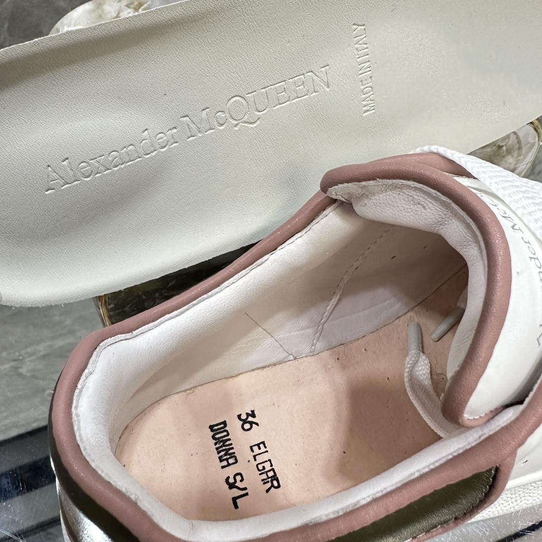 Alexander Mqueen Oversized Sneaker In White - PerfectKickZ