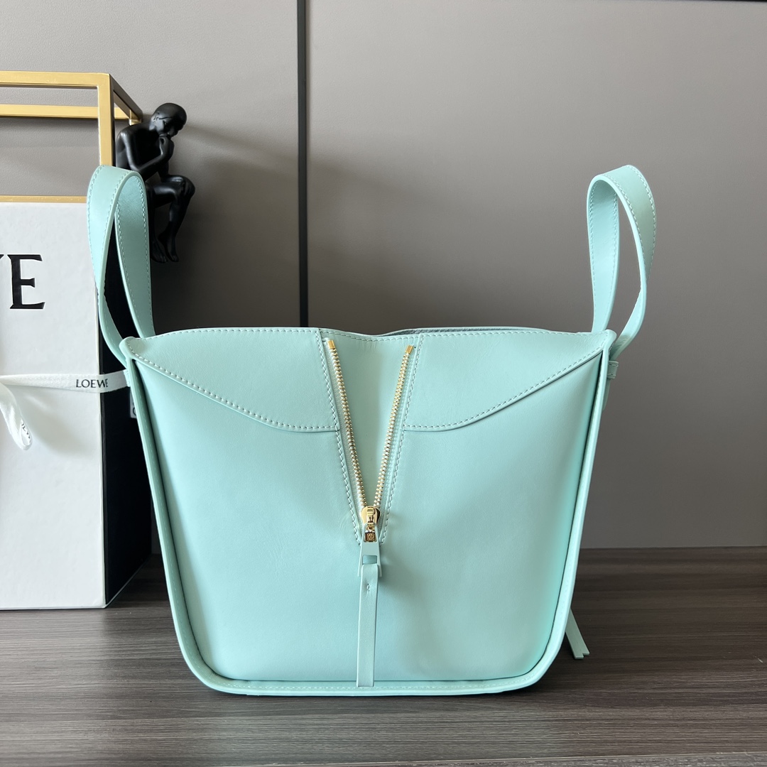 Loewe Compact Hammock In Satin Calfskin - PerfectKickZ