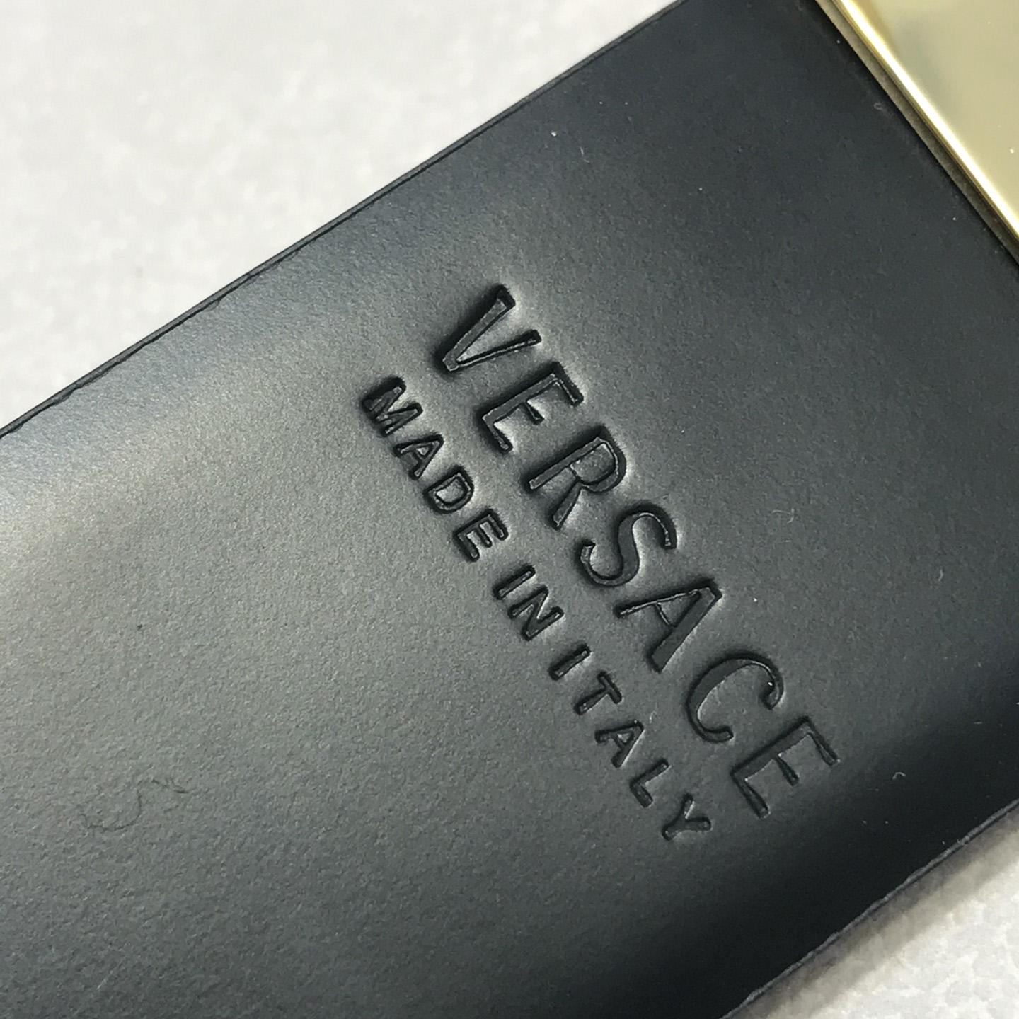 Versace La Medusa Silver Baroque Reversible Belt - PerfectKickZ