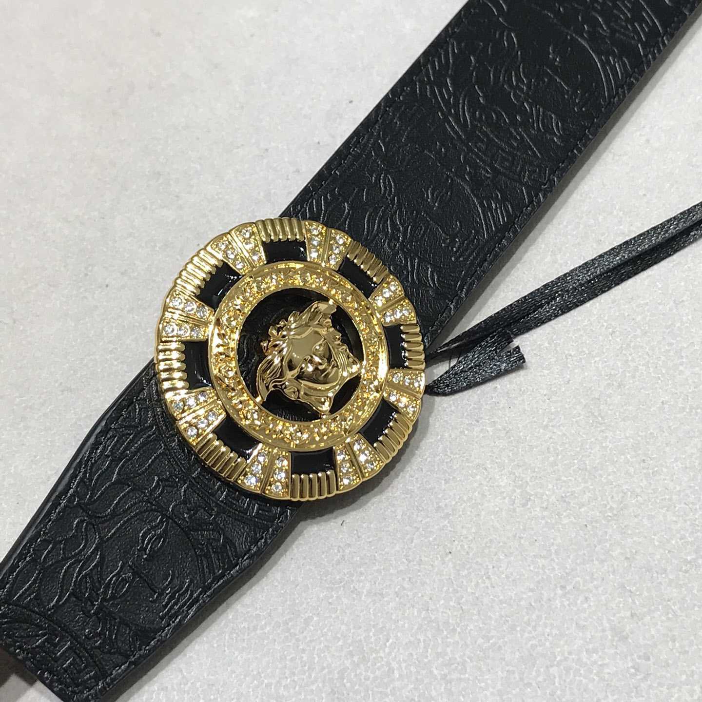 Versace Medusa Leathre Belt    39mm - PerfectKickZ