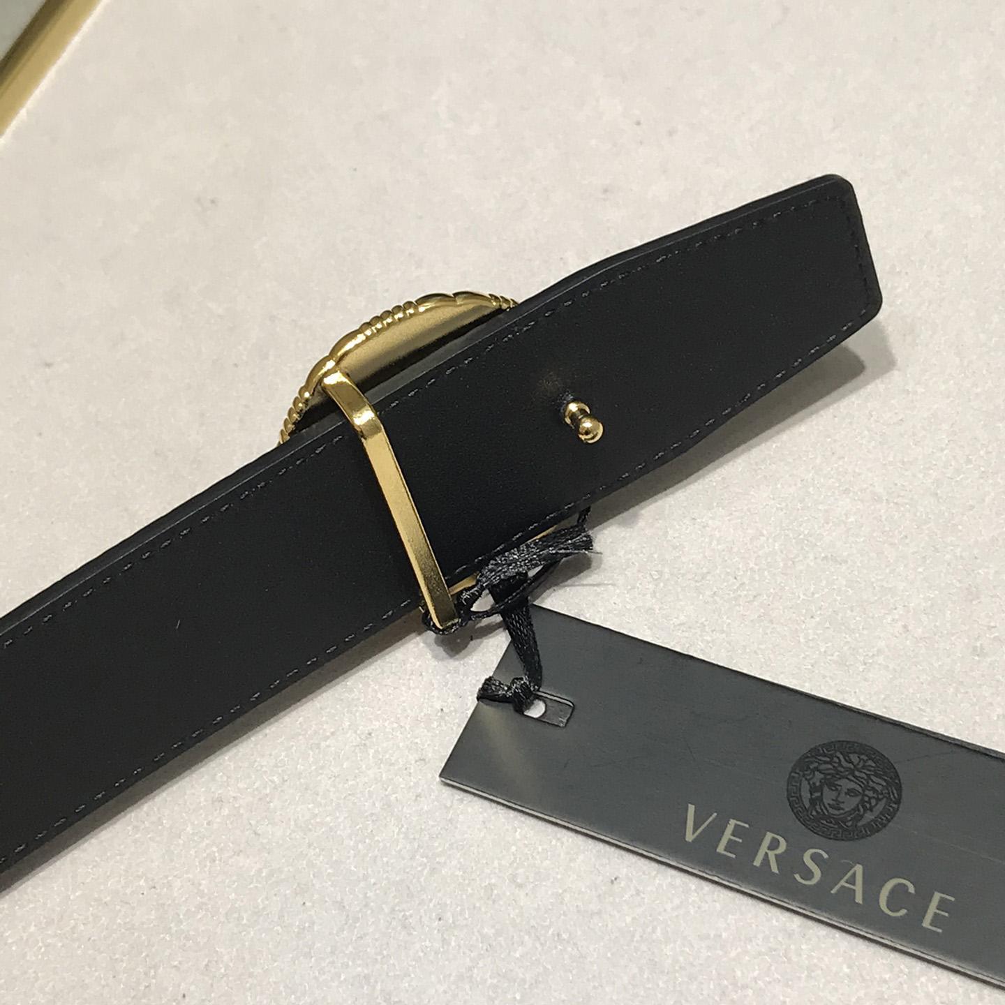 Versace Medusa Leathre Belt    39mm - PerfectKickZ